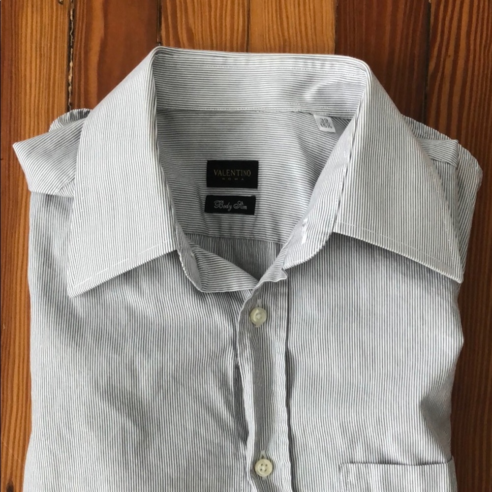Valentino Men’s Dress Shirt - 15.5 - Slim